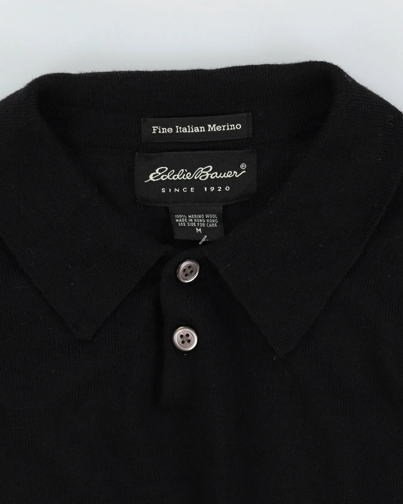 Eddie Bauer Black Knitted Jumper - L
