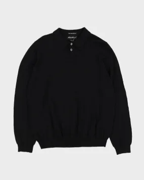 Eddie Bauer Black Knitted Jumper - L