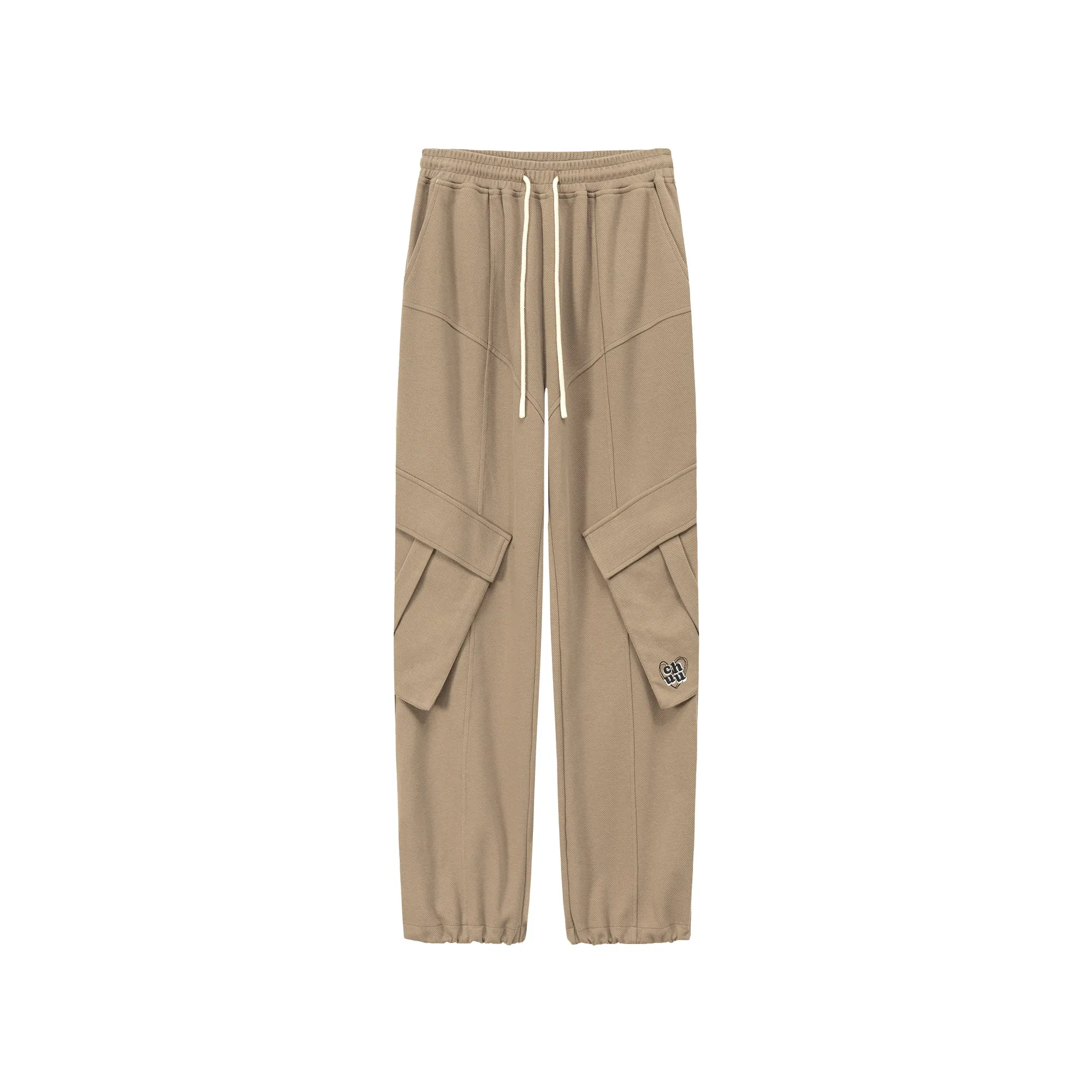 Elastic Waist Pocket Sweatpants