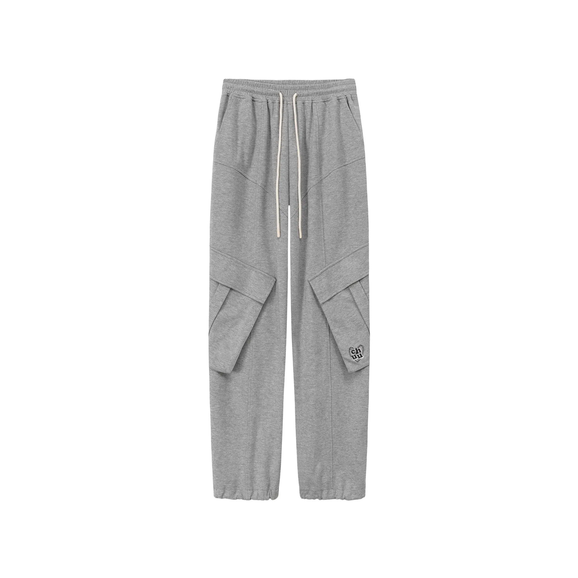 Elastic Waist Pocket Sweatpants