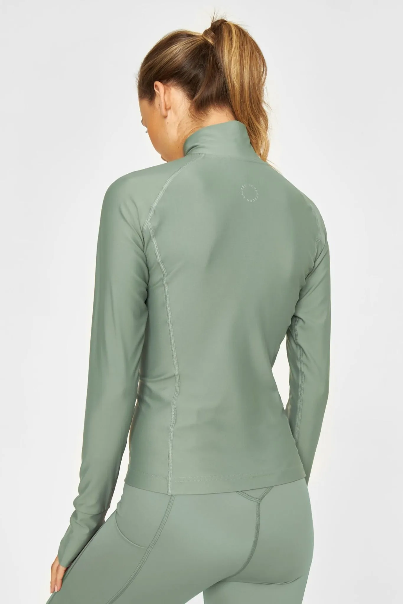 Elevate Long-Sleeve Slim-Fit Top Statement Army