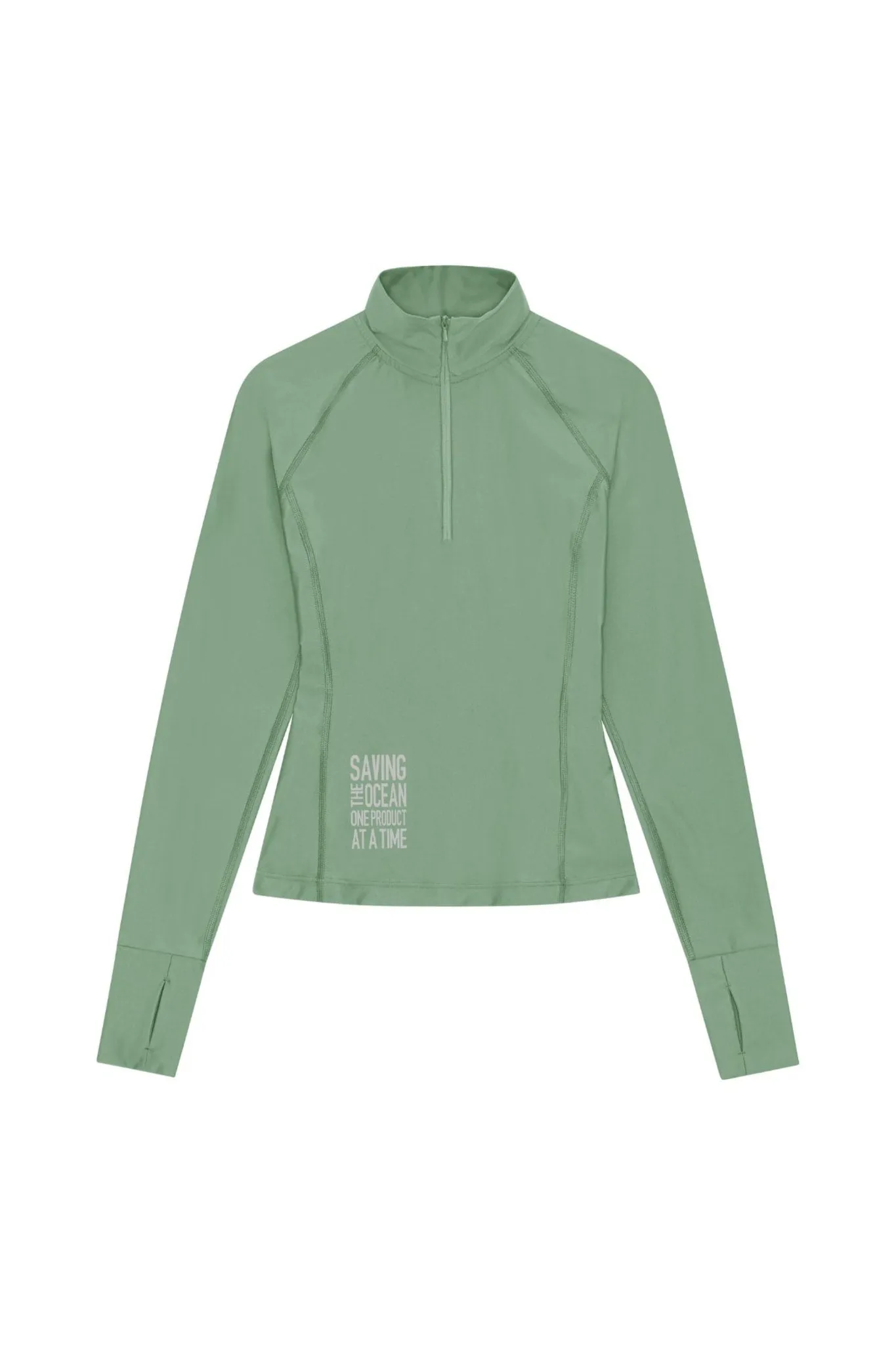 Elevate Long-Sleeve Slim-Fit Top Statement Army