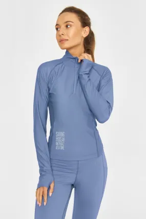 Elevate Long-Sleeve Slim-Fit Top Statement Bay