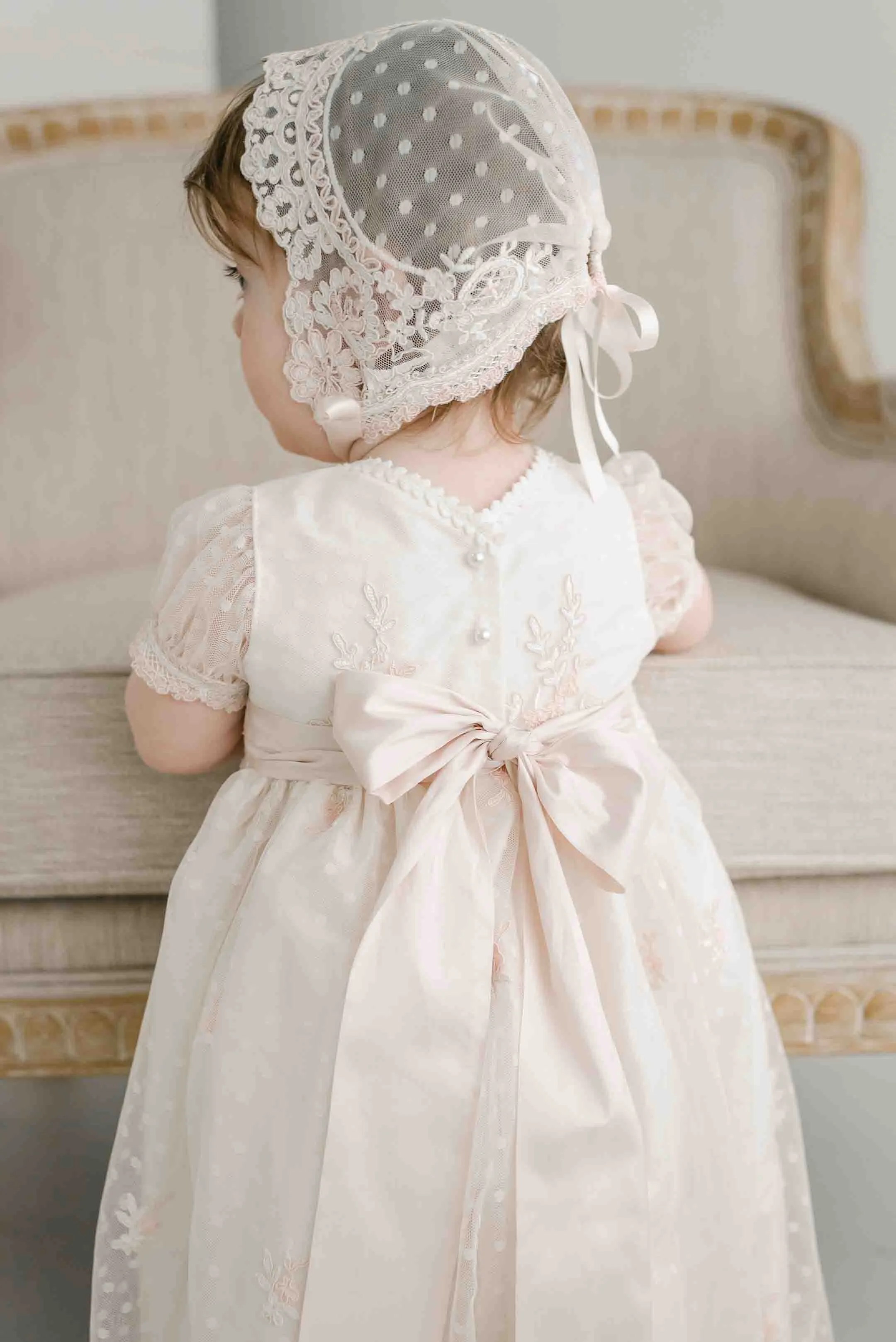 Elizabeth Christening Gown & Bonnet