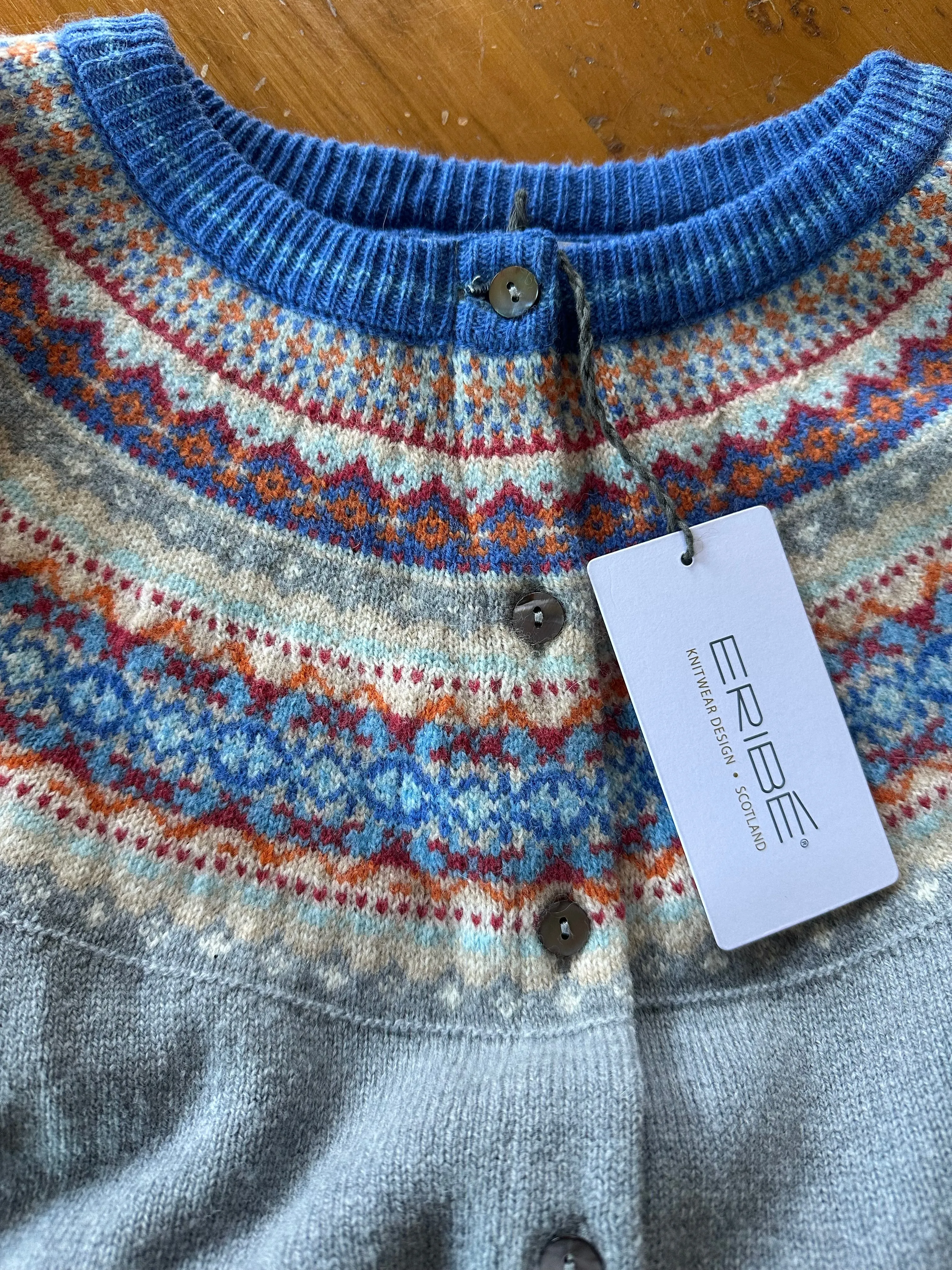 Eribe Alphine Short Cardigan Cornflower