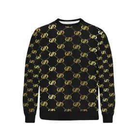 EXCELLENCE BLCCGLD Men's Rib Cuff Crew Neck Sweatshirt