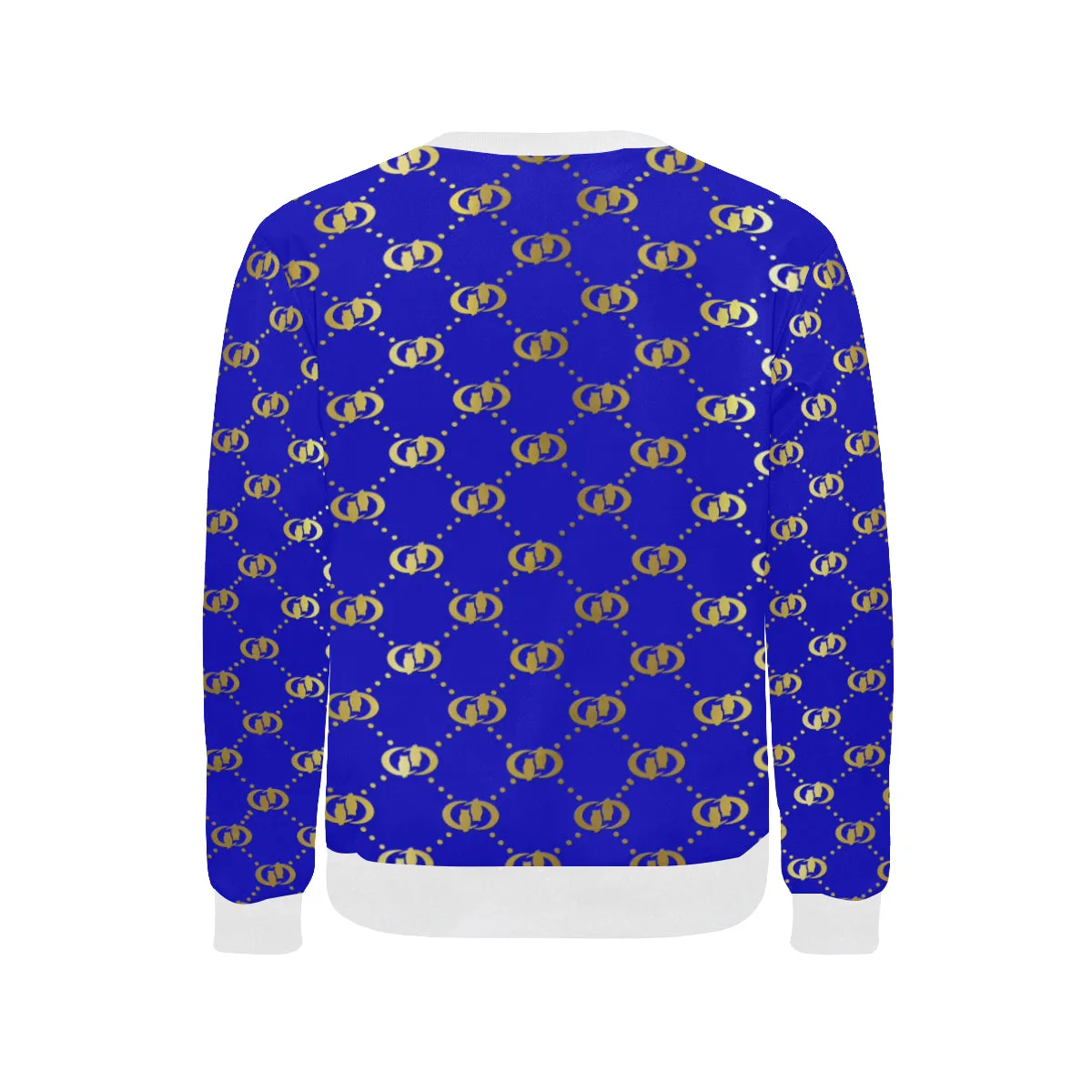 EXCELLENCE BLSKYGLD Men's Rib Cuff Crew Neck Sweatshirt