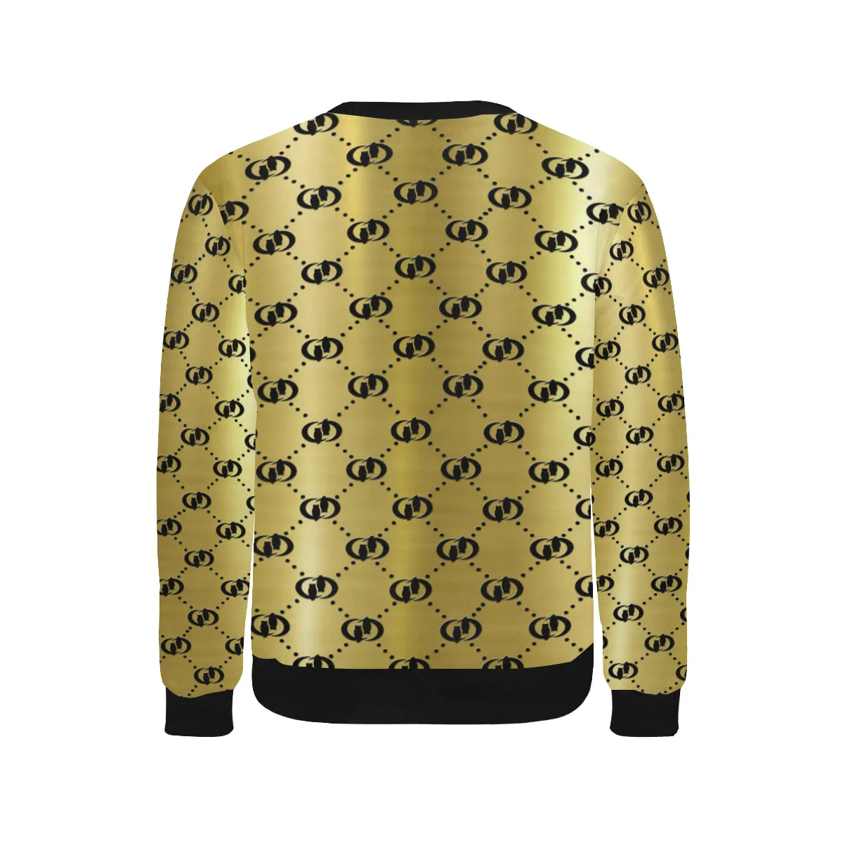 EXCELLENCE GLDBLCC Men's Rib Cuff Crew Neck Sweatshirt