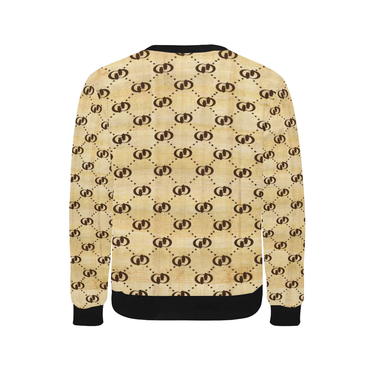 EXCELLENCE NILE Men's Rib Cuff Crew Neck Sweatshirt