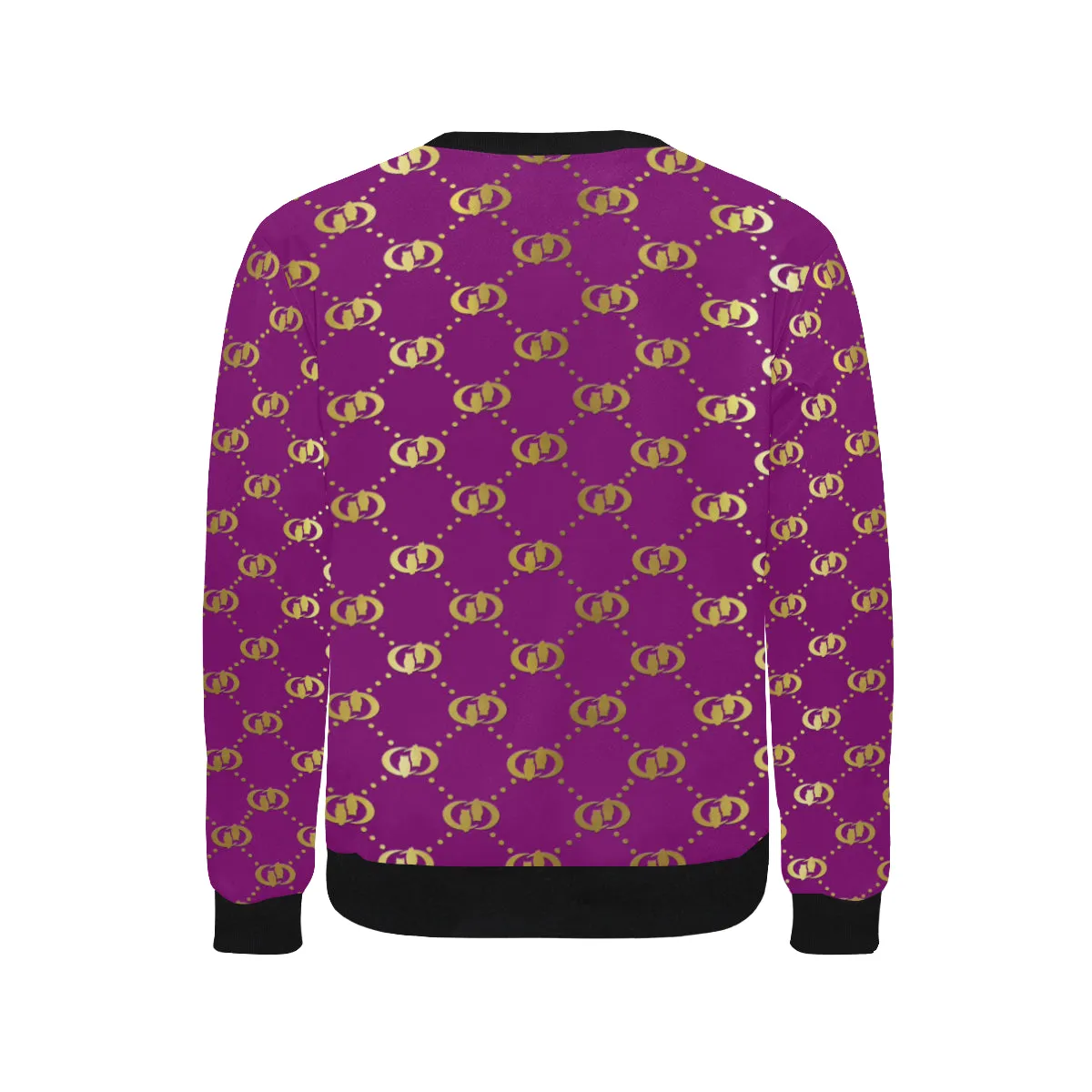 EXCELLENCE PRPLGLD Men's Rib Cuff Crew Neck Sweatshirt