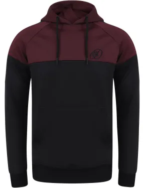Filson Colour Block Pullover Tricot Hoodie In Winetasting - Dissident
