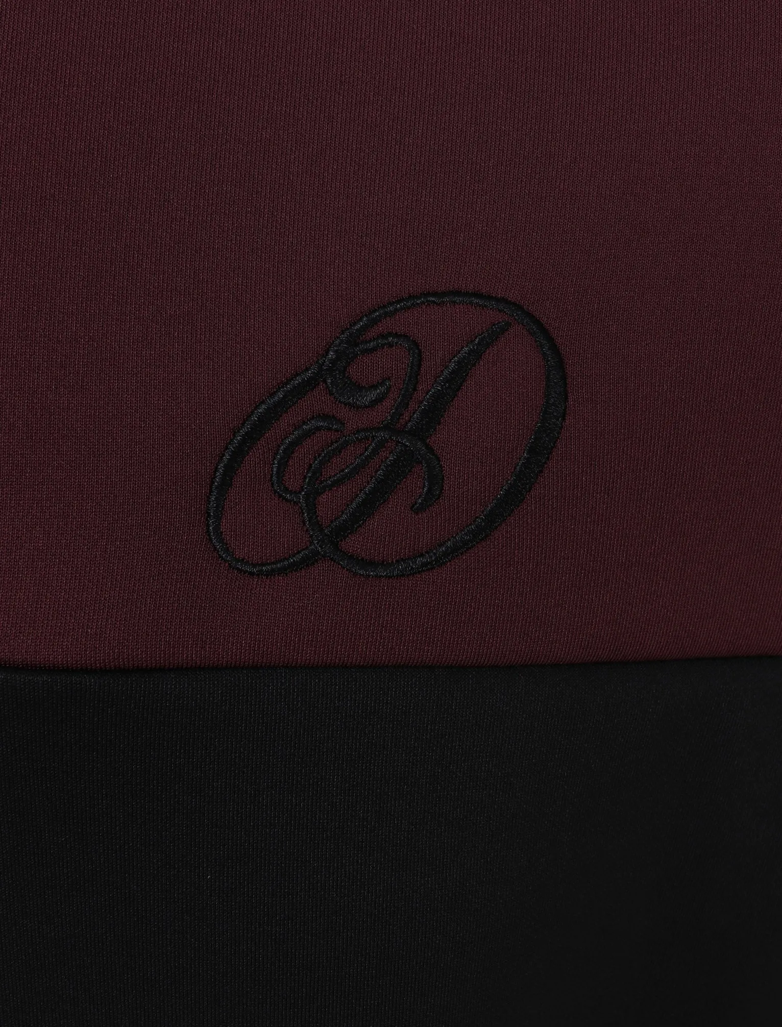 Filson Colour Block Pullover Tricot Hoodie In Winetasting - Dissident