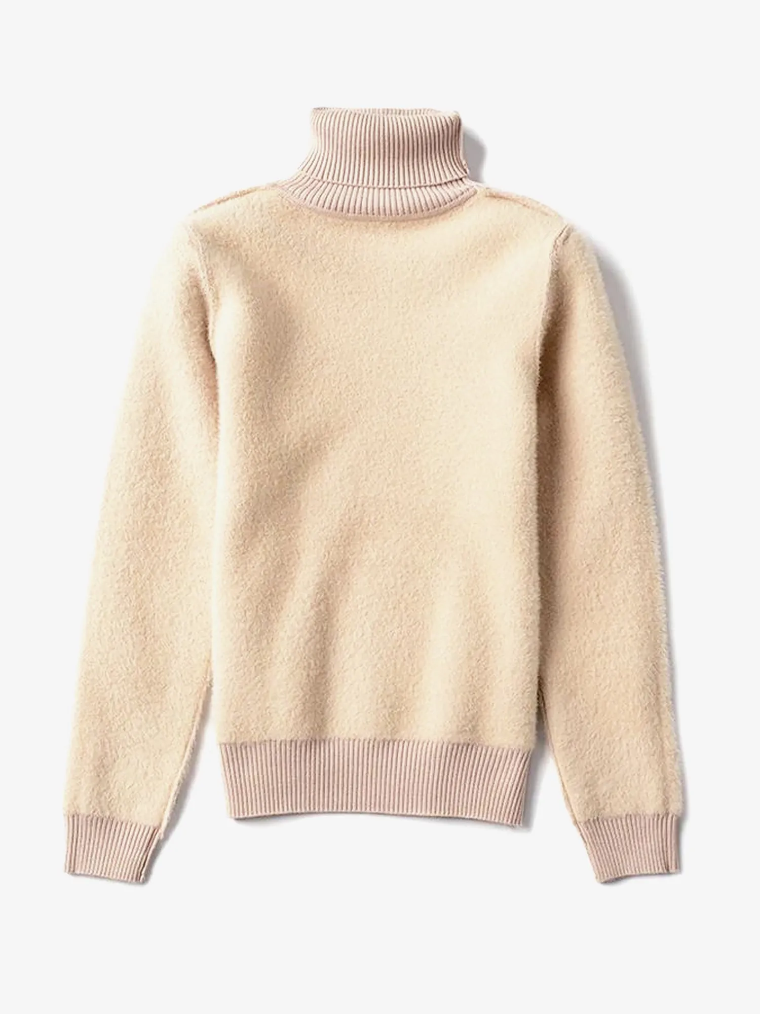 Fleece Thermal Turtle Neck Long Sleeves Sweater