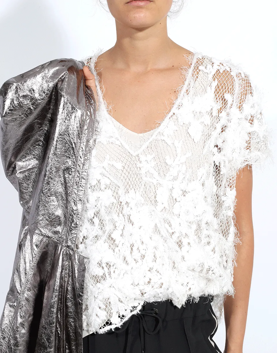 Floral Embroidered Pullover