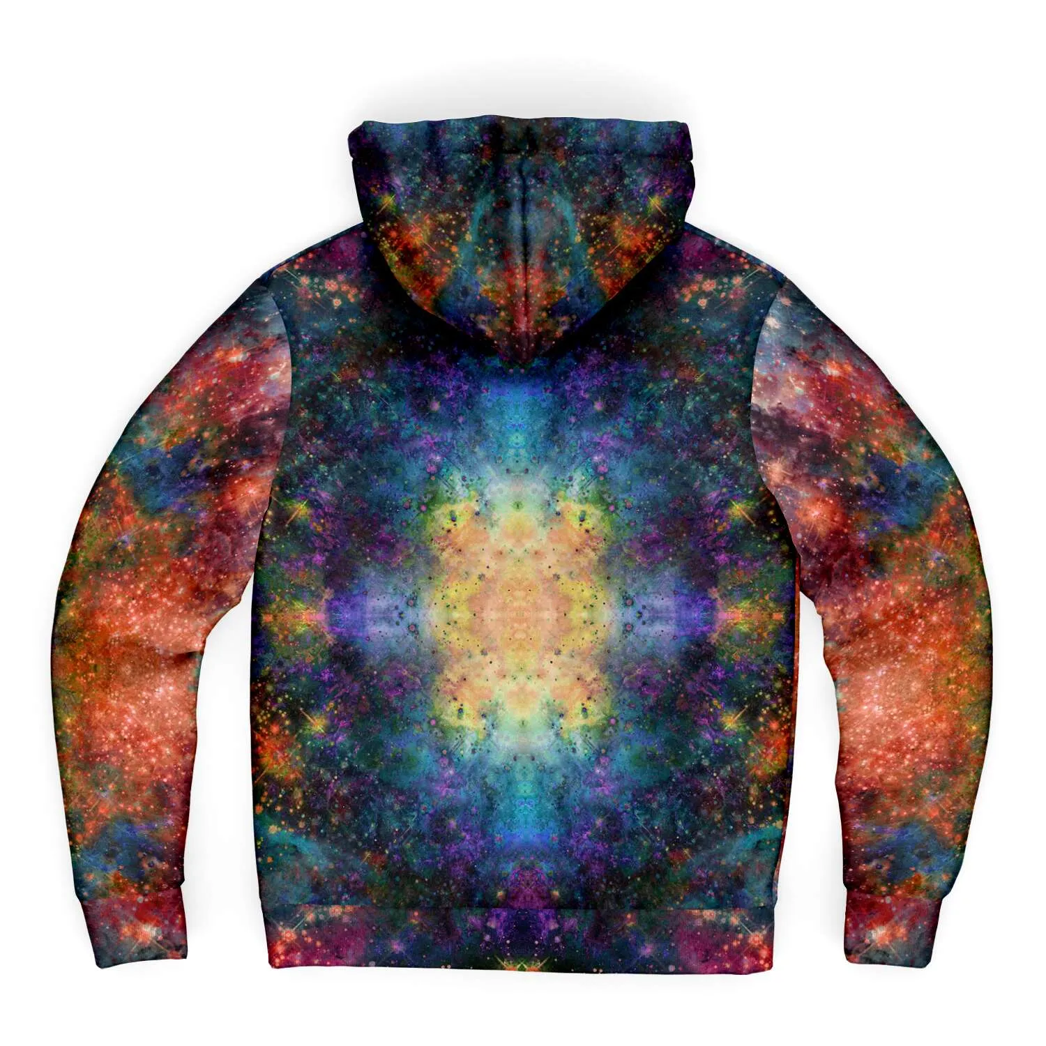 Fortuna Psychedelic Fleece-Lined Zip-Up Hoodie