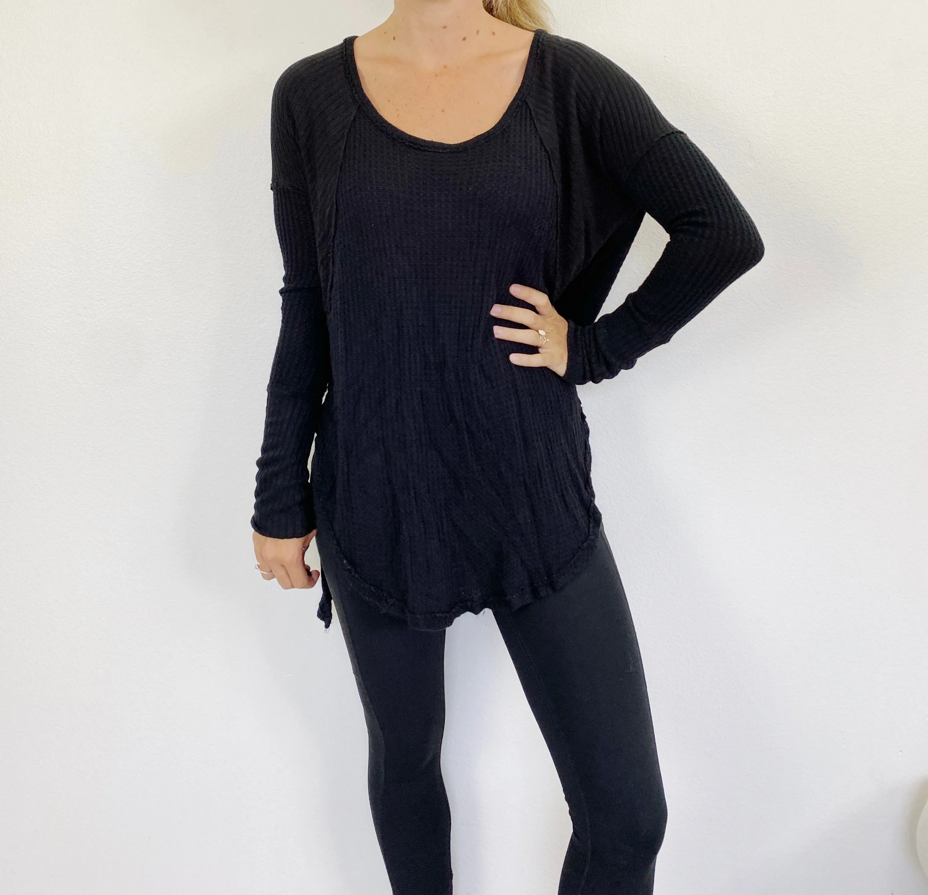 Free People We the Free Catalina Thermal Sweater Small