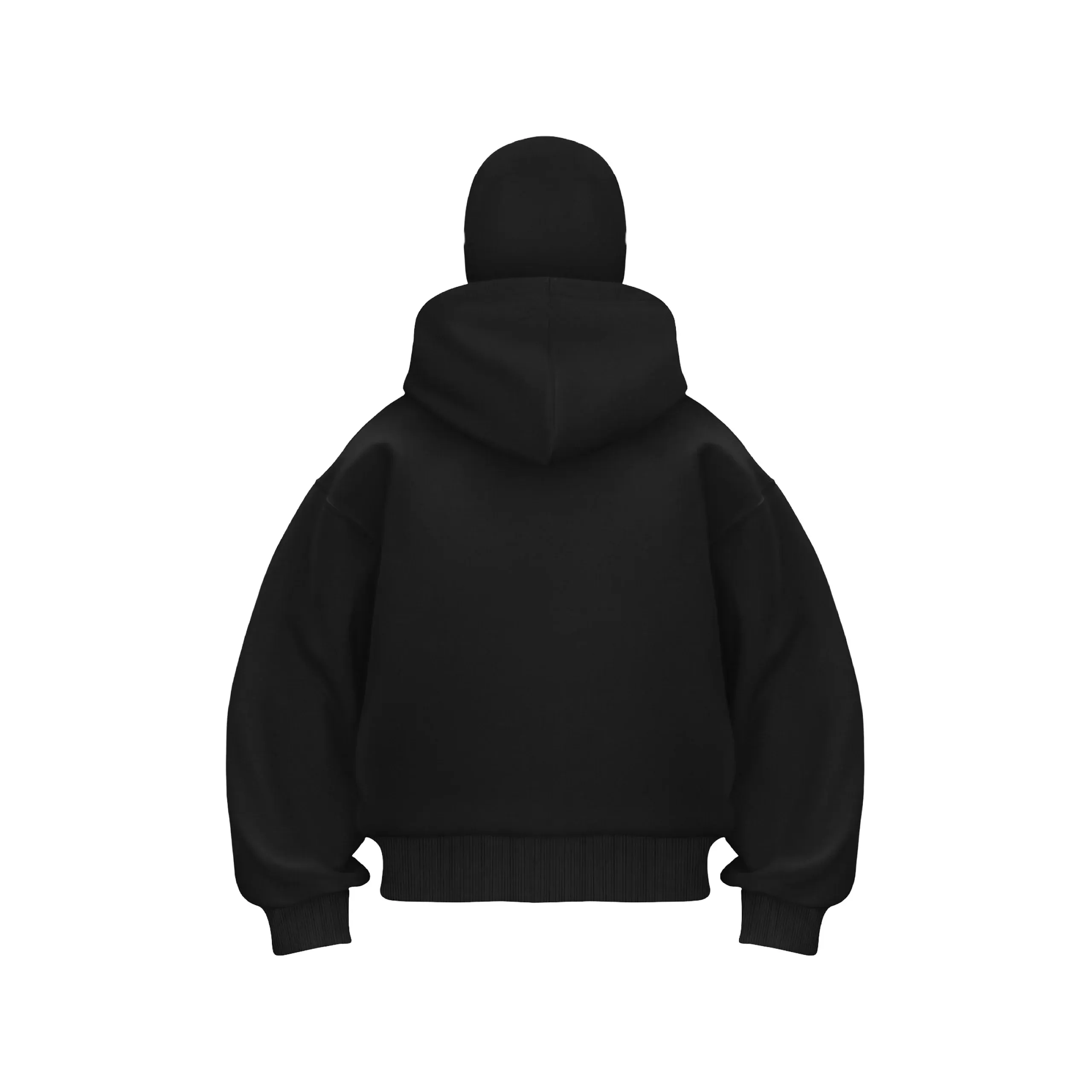 Frost-Punk Star Hoodie – Vintage Fleece-Lined Gothic Zip-Up for Autumn & Winter Style Rebels