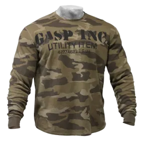 GASP Thermal Gym Sweater - Camoprint
