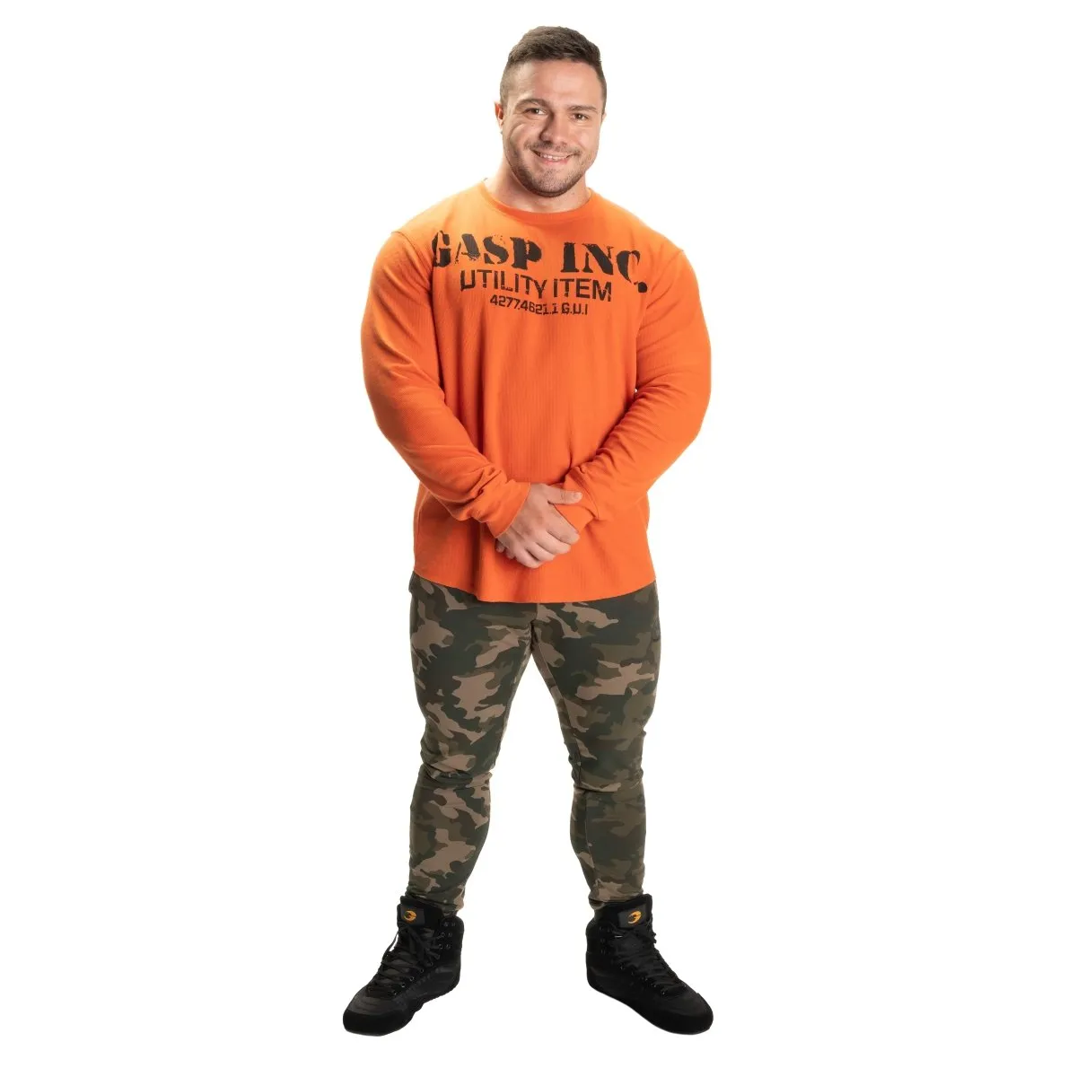 GASP Thermal Gym Sweater - Flame