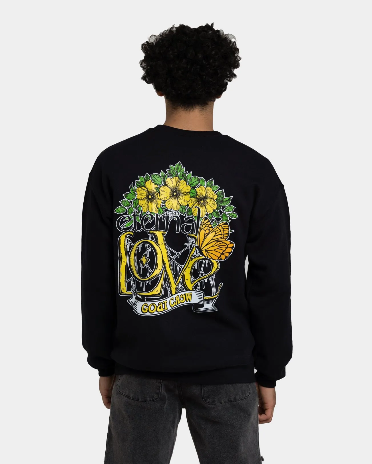 Goat Crew Eternal Love Crewneck Black