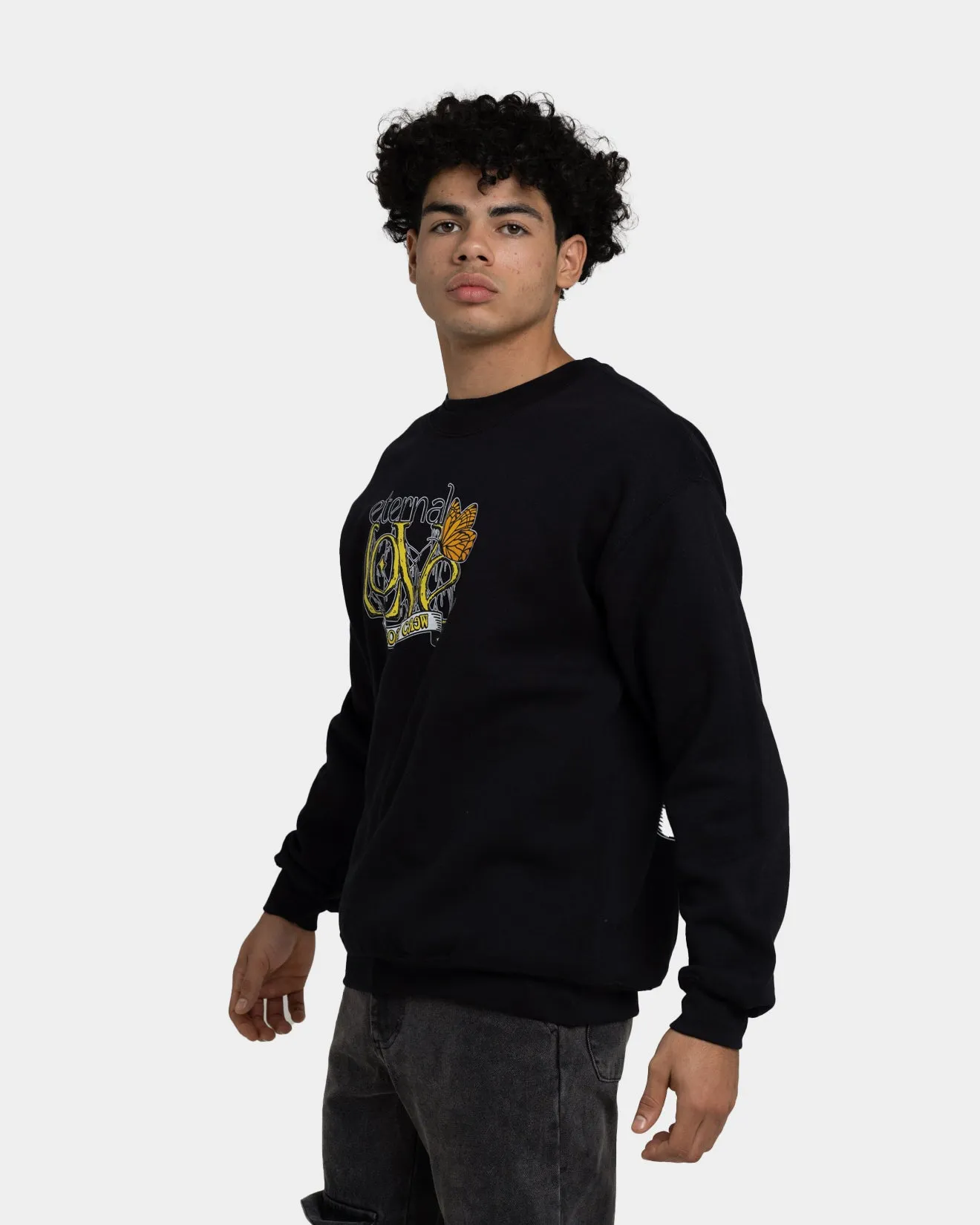 Goat Crew Eternal Love Crewneck Black