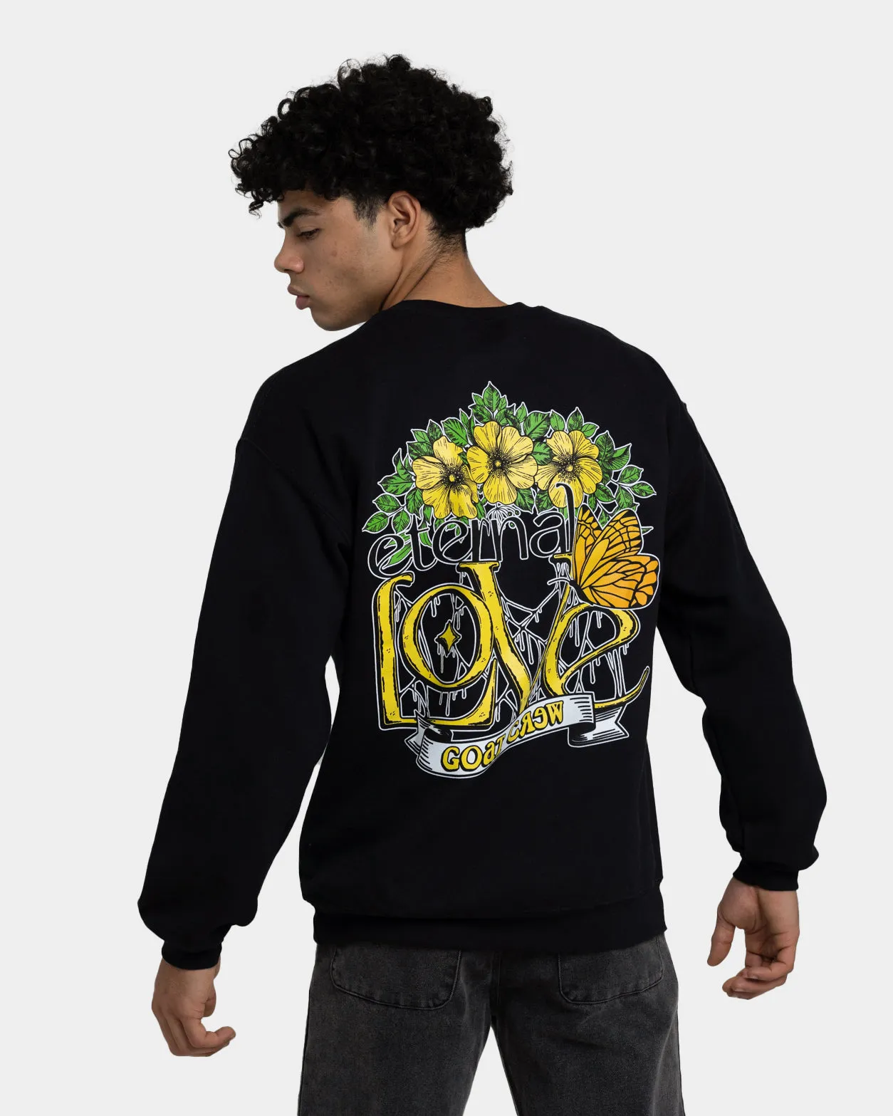 Goat Crew Eternal Love Crewneck Black