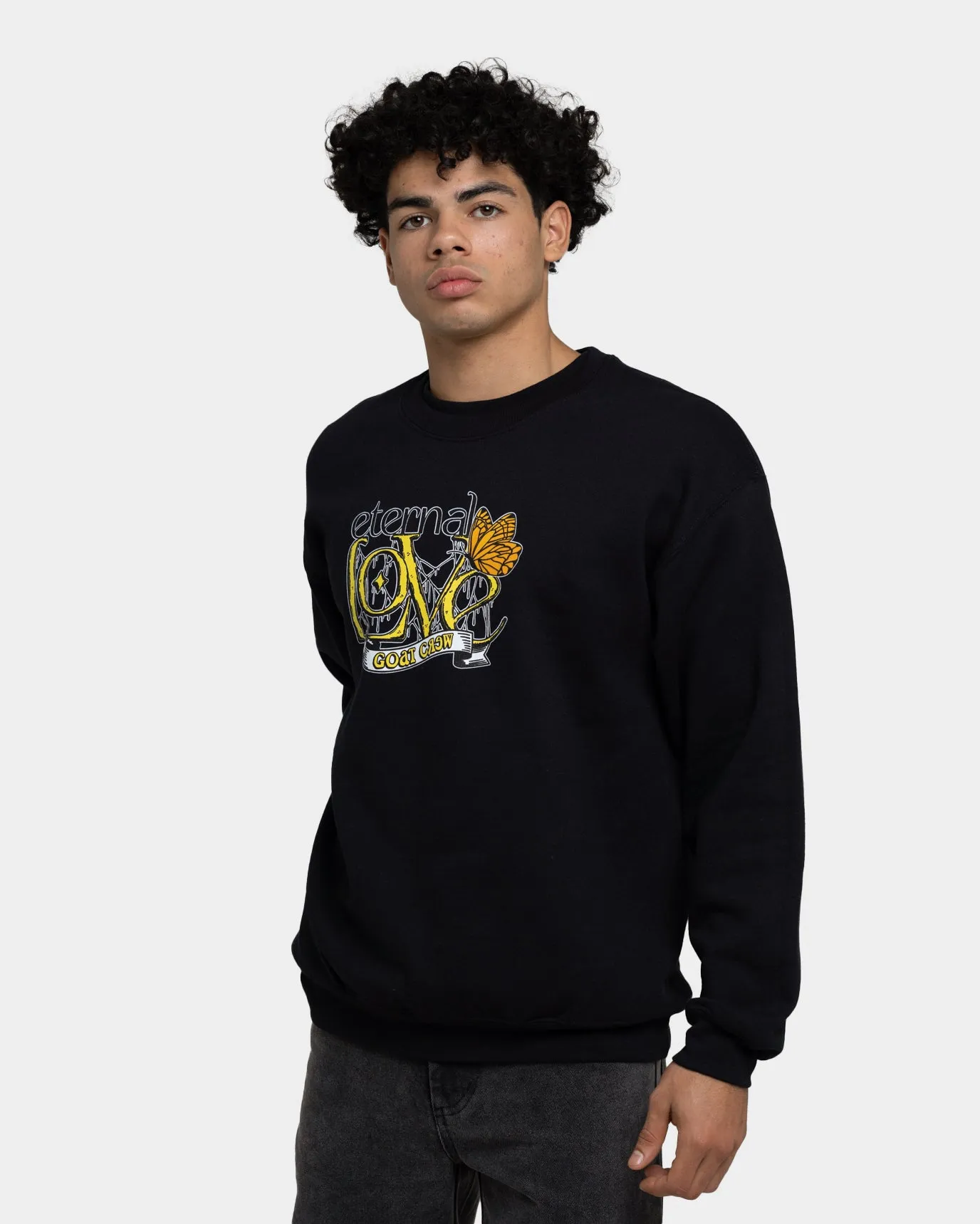 Goat Crew Eternal Love Crewneck Black