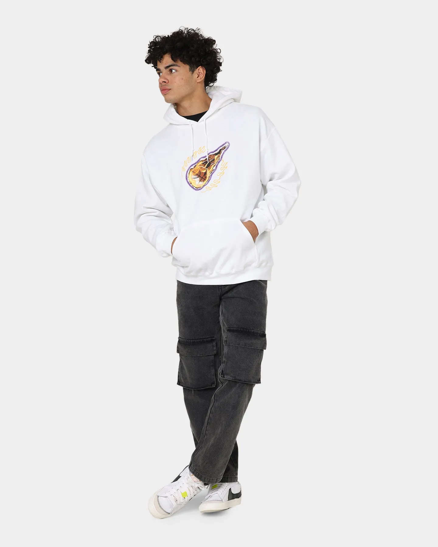Goat Crew Space Slam Hoodie White