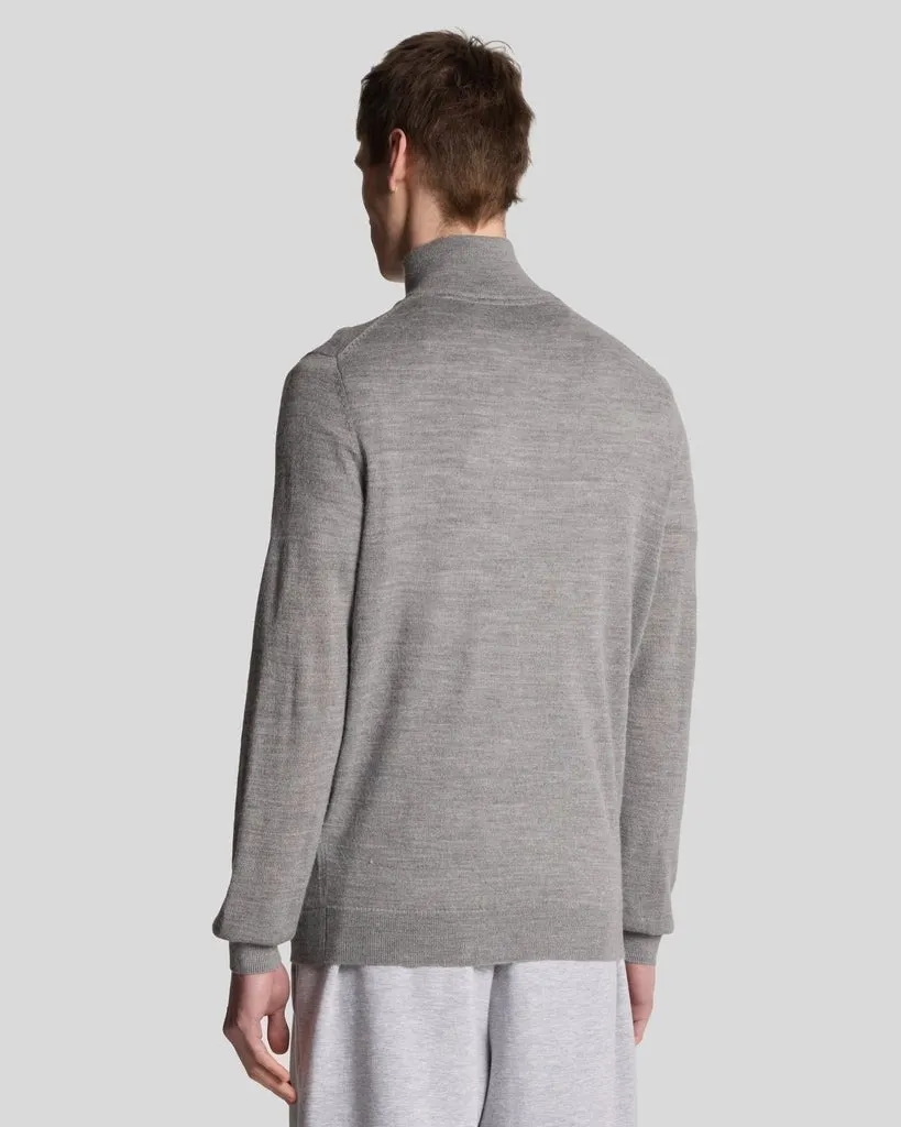 Golf Embroidered 1/4 Zip Merino Knit Jumper