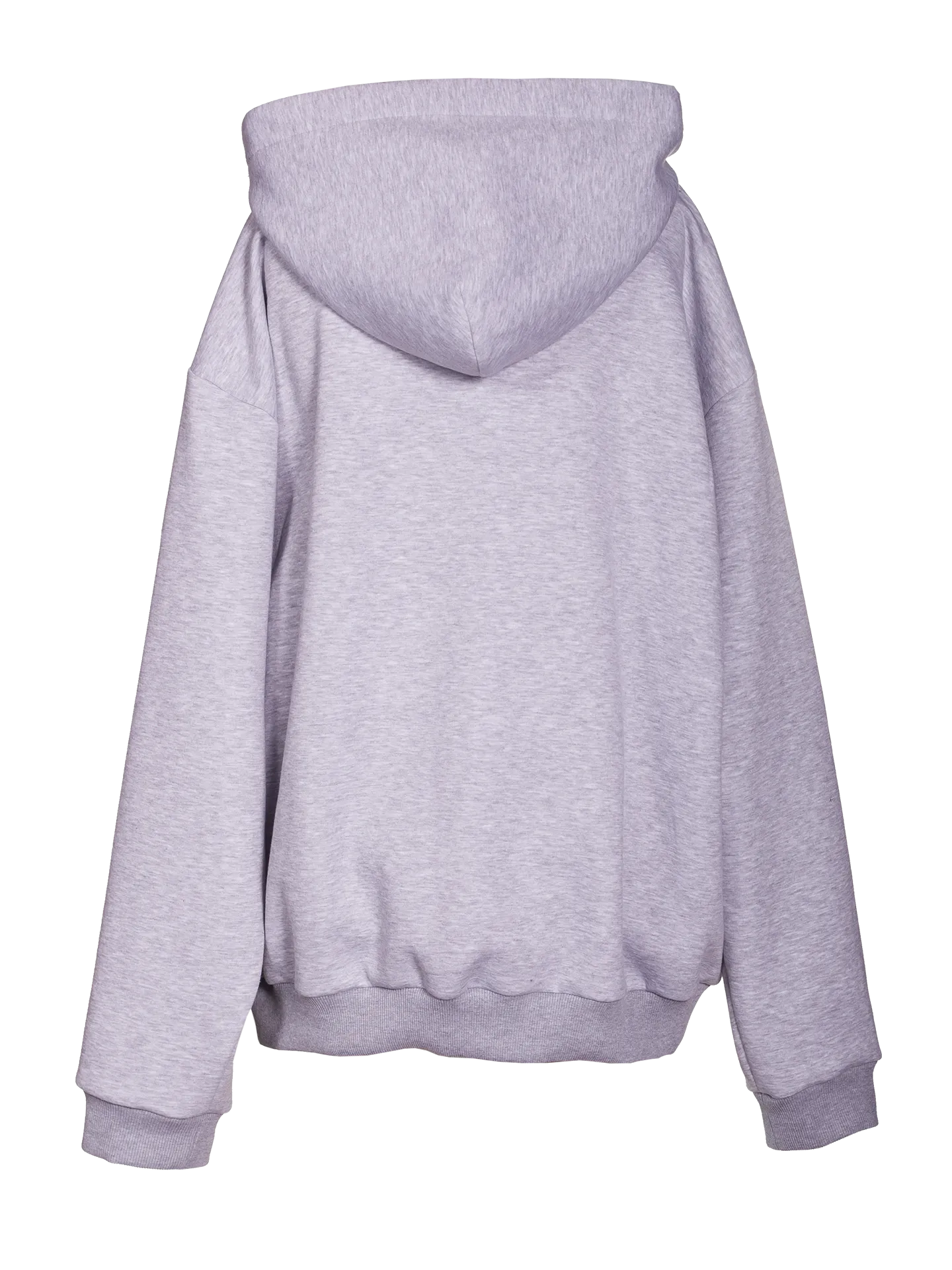 Grey Embroidered Hoodie