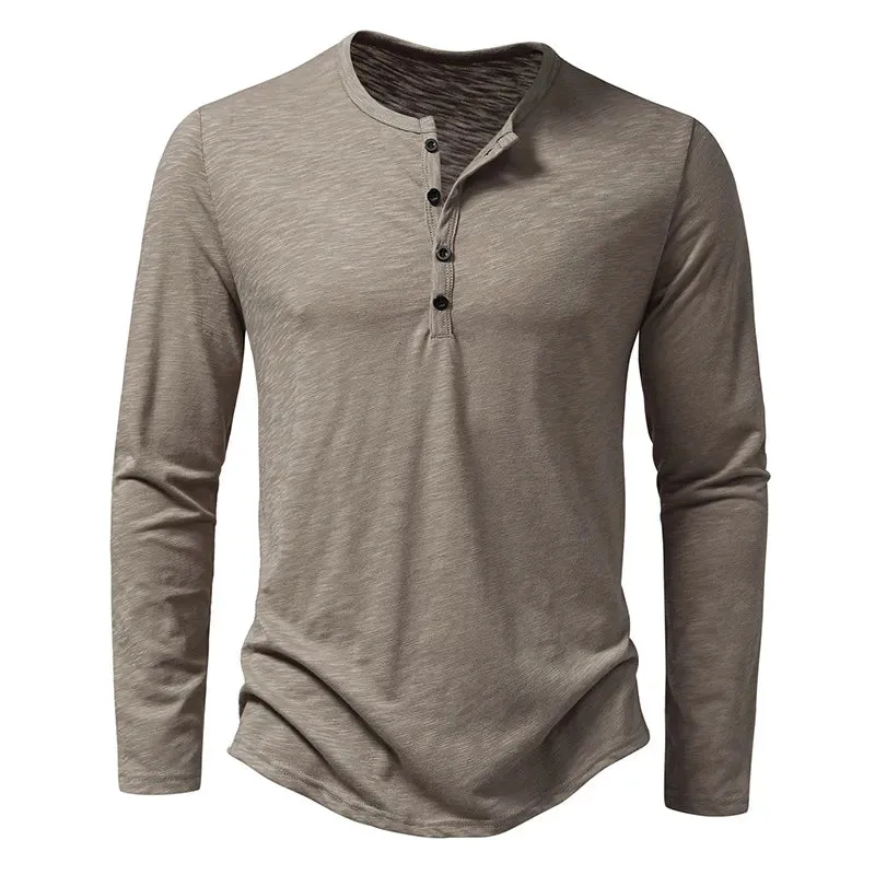 Henley Button-Up