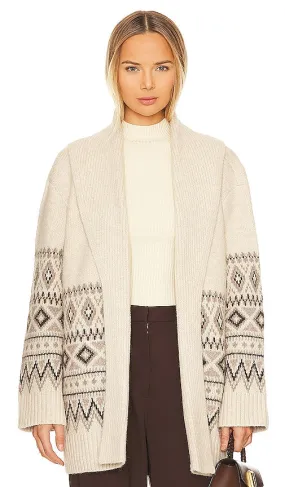 House of Harlow 1960 x REVOLVE Edana Fairisle Cardigan in Neutral