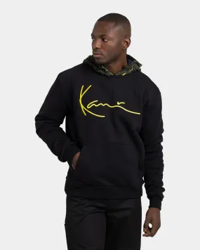 Karl Kani Men's Signature Patch Hoodie Black/Yellow