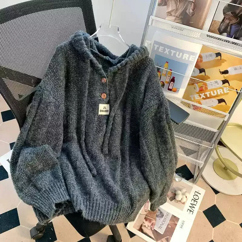 Korean Style Thermal Loose-fit Sweater