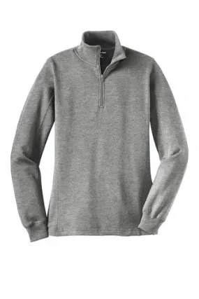 Ladies 1/4 Sport-Tek Pullover Sweatshirt -Vintage Heather