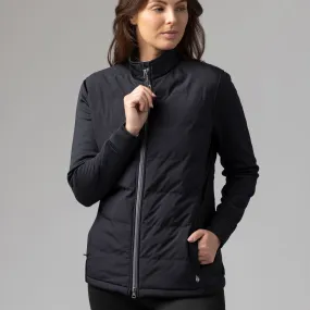 Ladies Mid-Weight and Water Resistant Hybrid Helen Jacket - Black