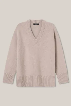 Lewis Knit in Almond Melange