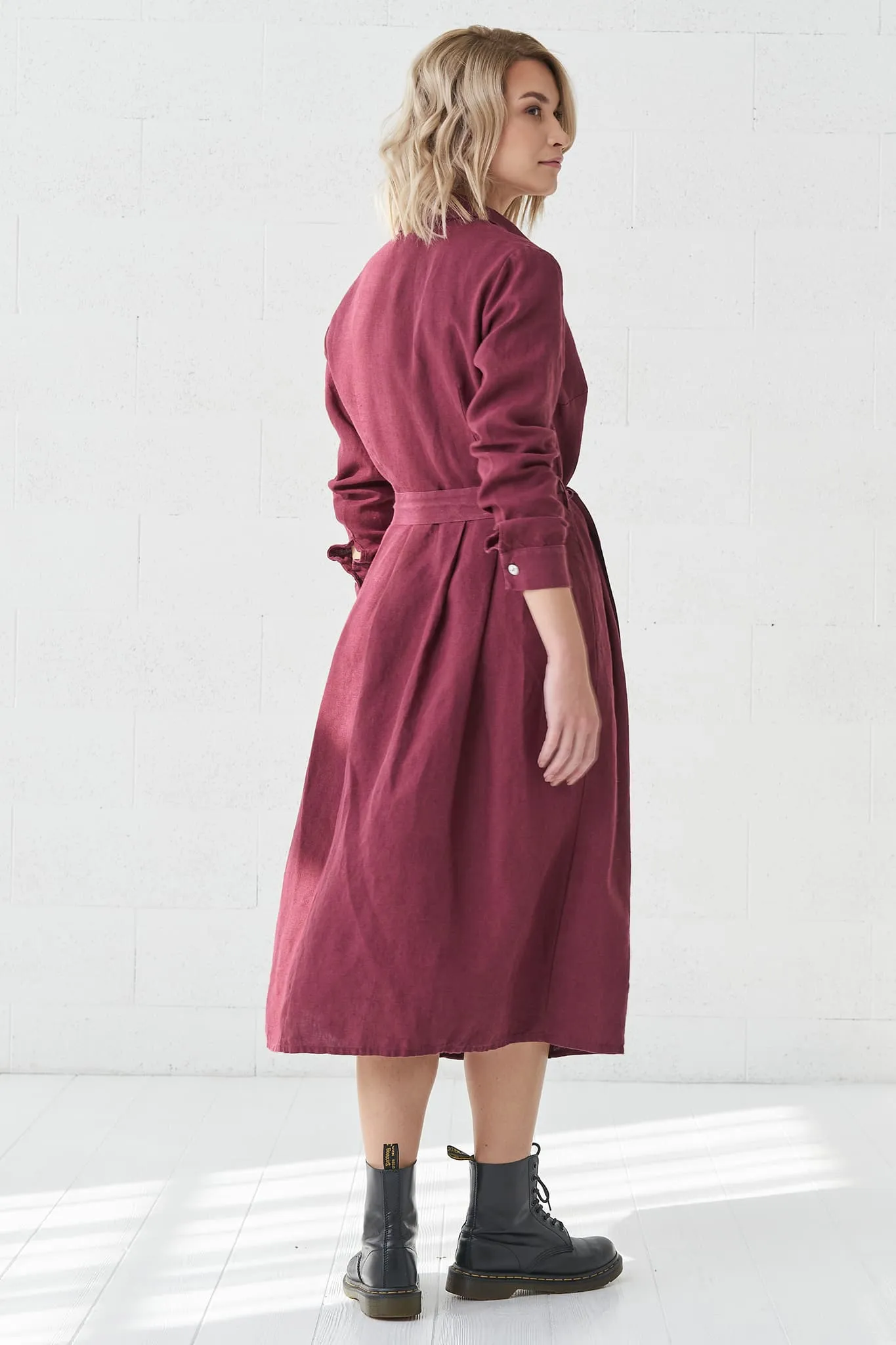 Linen autumn dress Mona