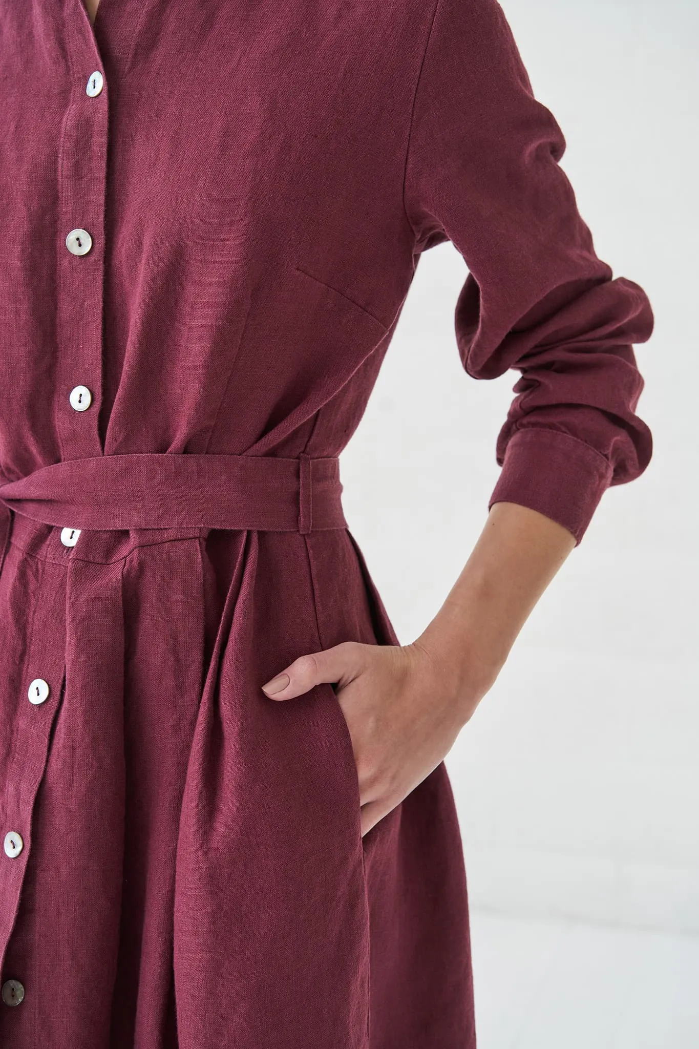 Linen autumn dress Mona
