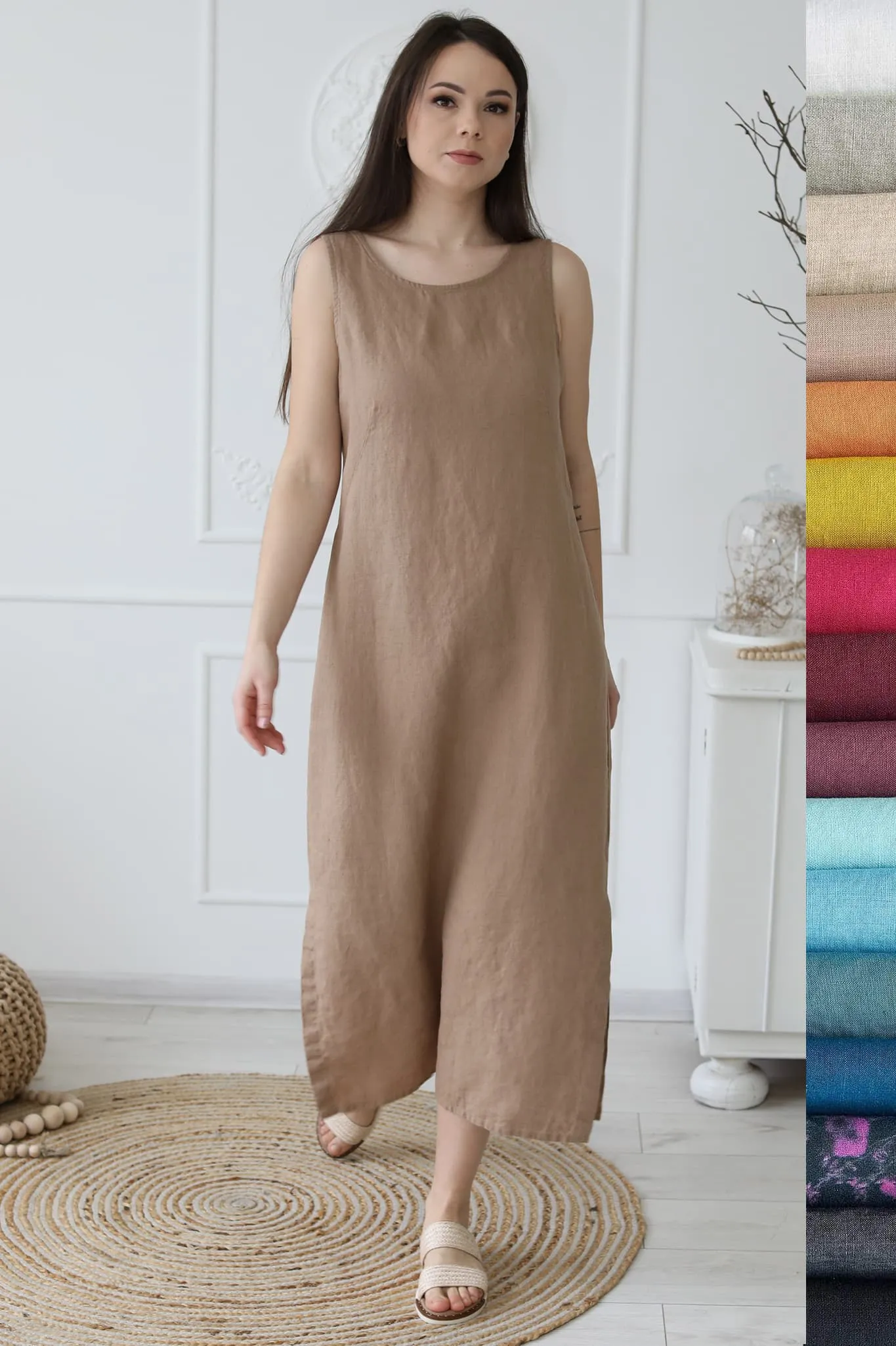 Linen maxi dress Mia