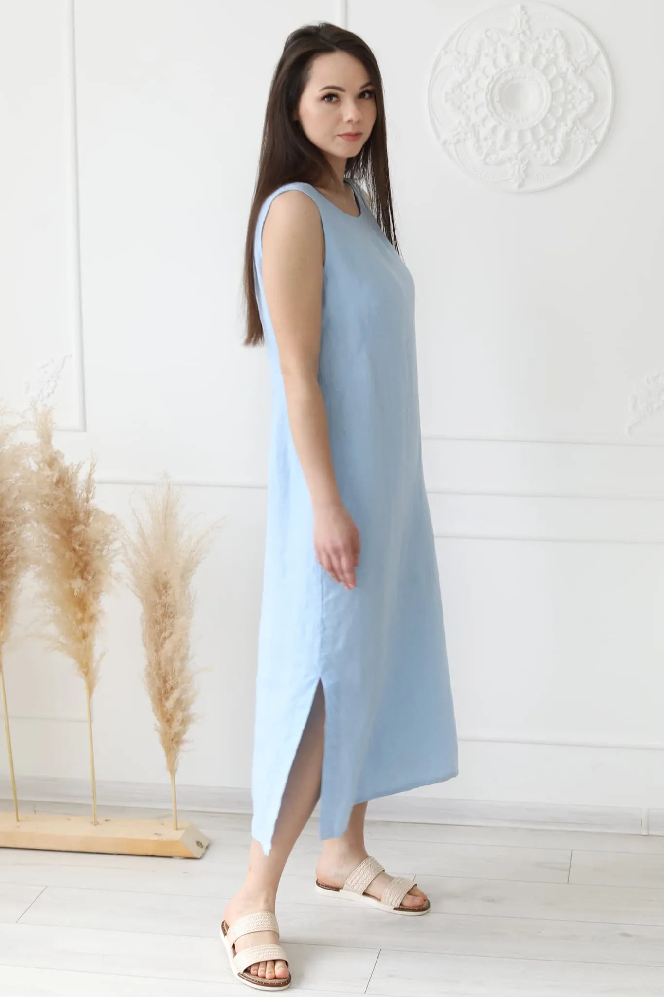 Linen maxi dress Mia