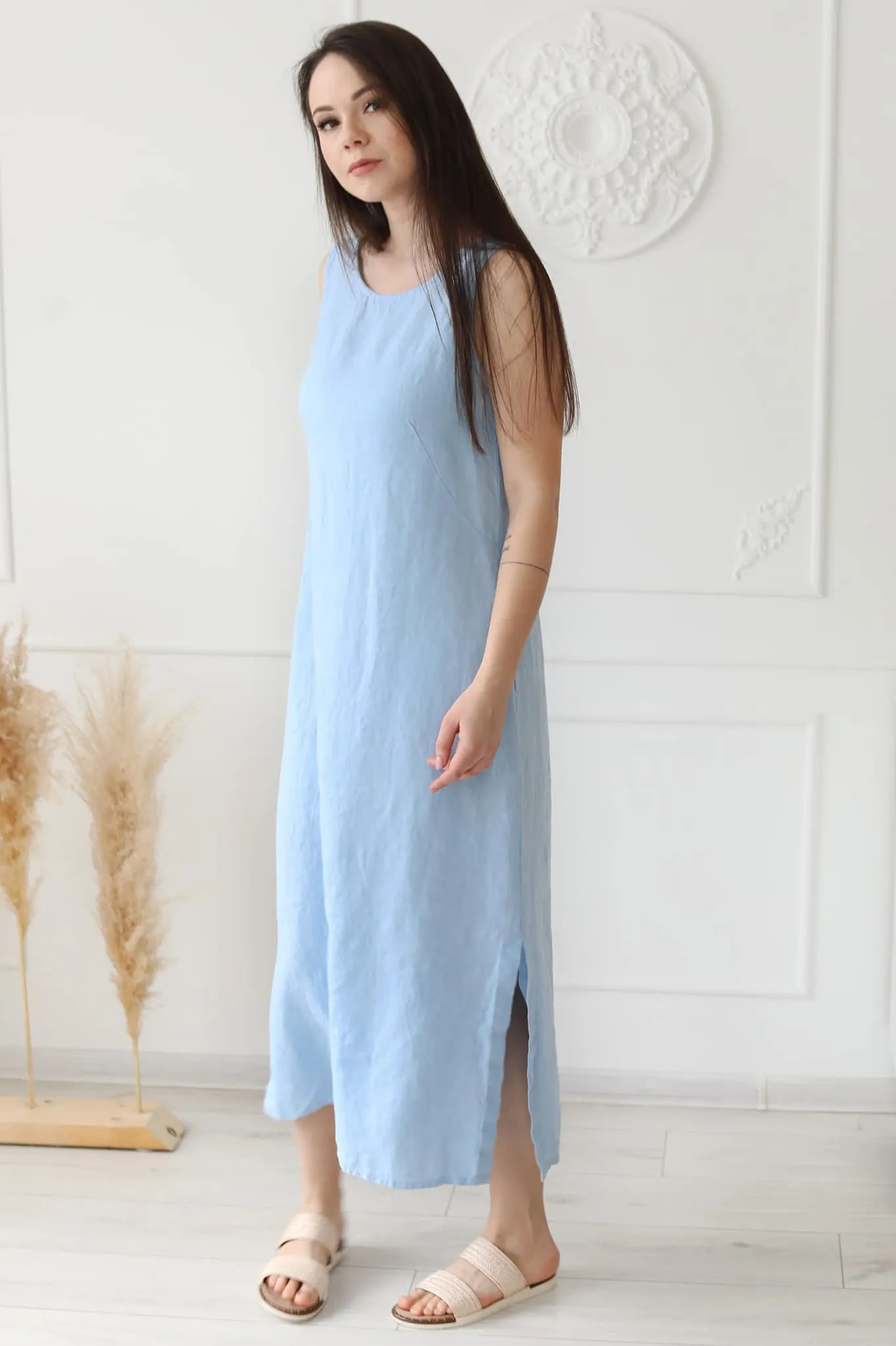 Linen maxi dress Mia