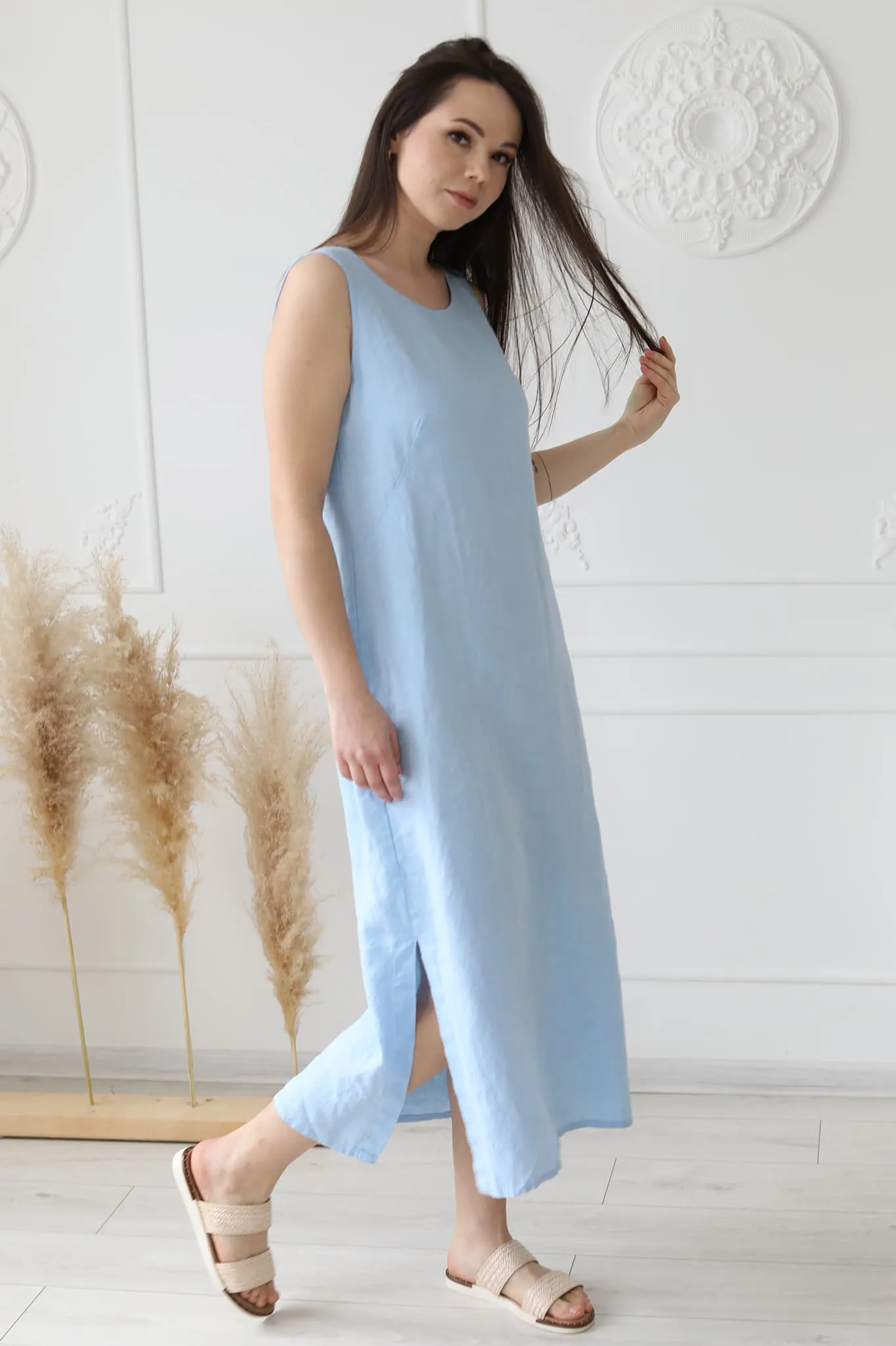 Linen maxi dress Mia
