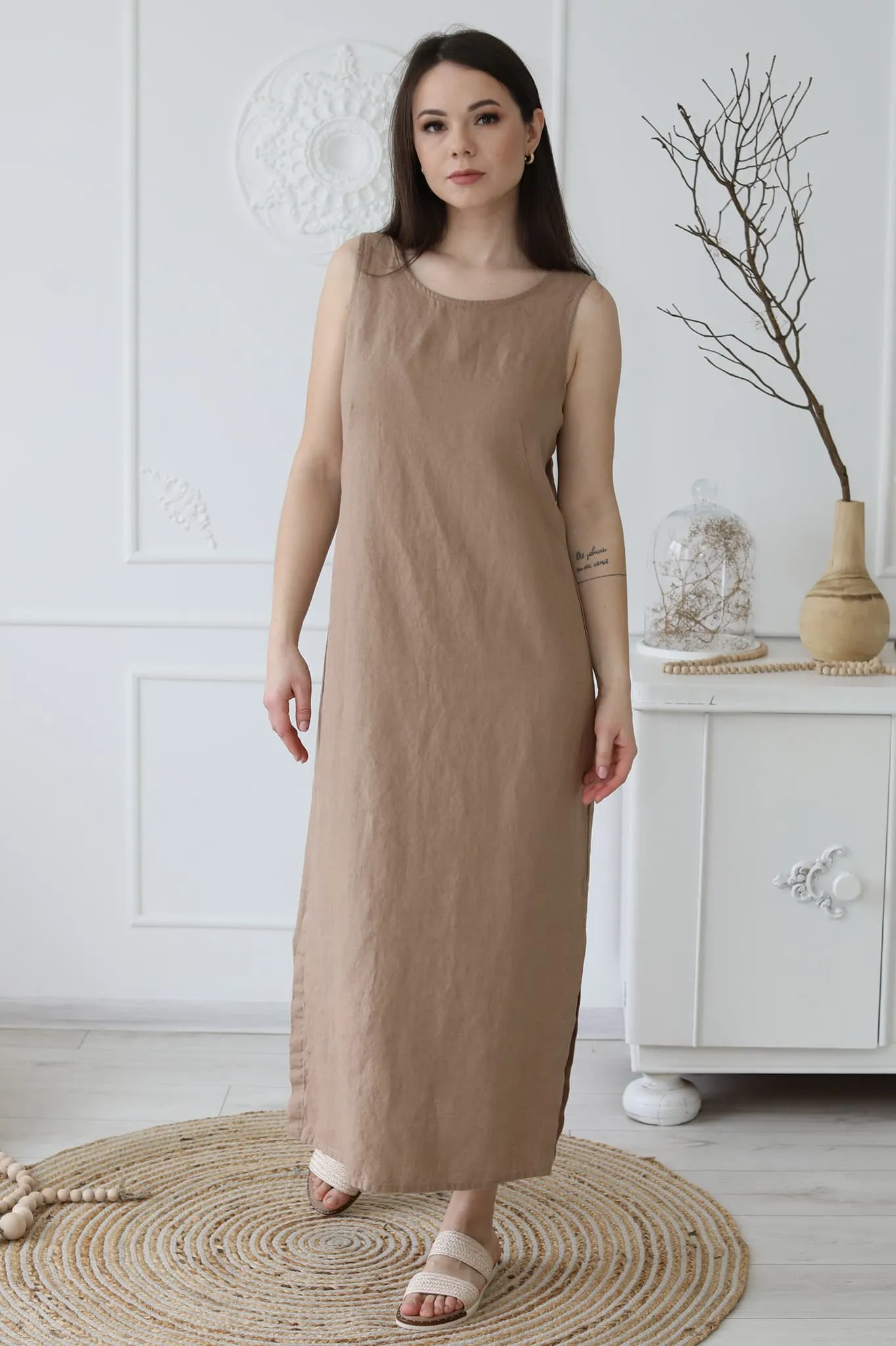 Linen maxi dress Mia