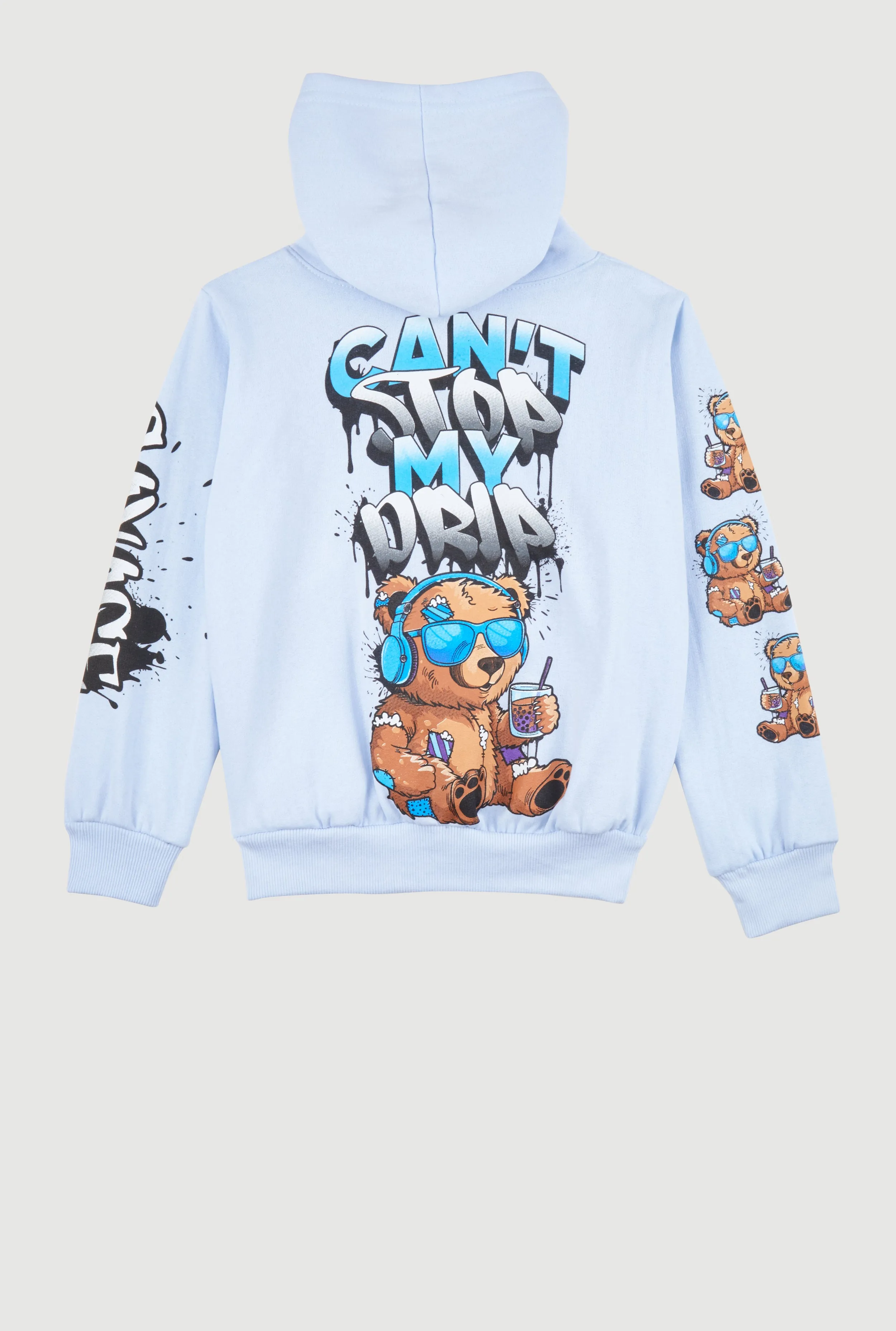 Little Boys Cant Stop My Drip Graphic Hoodie