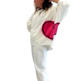 'Love Peace' Painted Loungewear Set by Wren   Glory