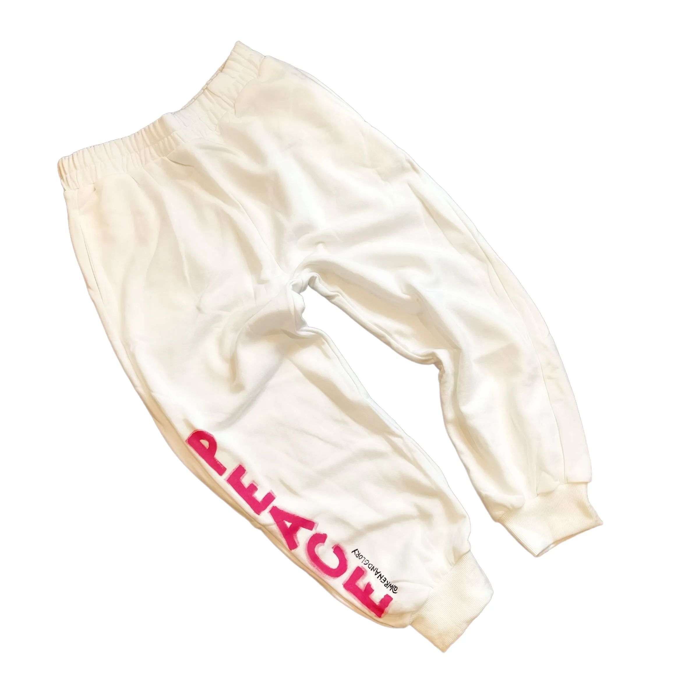 'Love Peace' Painted Loungewear Set by Wren   Glory