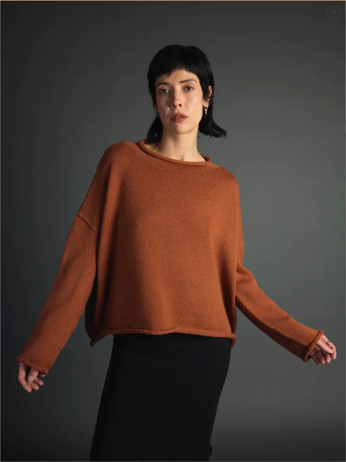 Luna Gallery Merino Wool Roll Neck Jumper