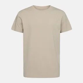 Lys khaki crew neck bambus t-shirt