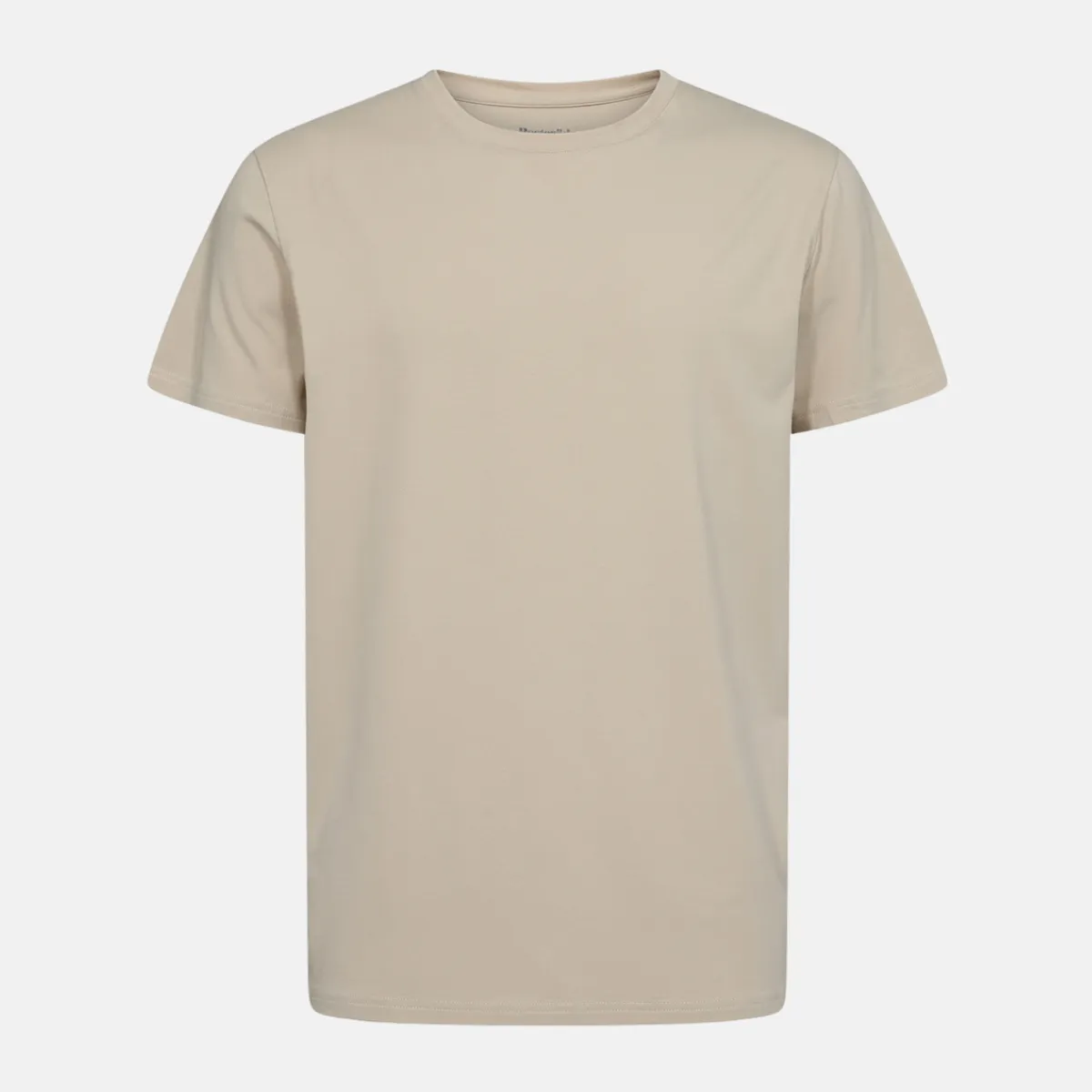 Lys khaki crew neck bambus t-shirt